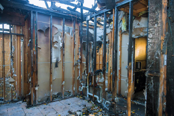 Professional Fire Damage Repair technician working in Brookhaven, PA